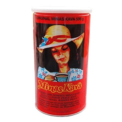 Afbeelding van Minas Kava gemalen koffie volgens Balcan Art (500 g)