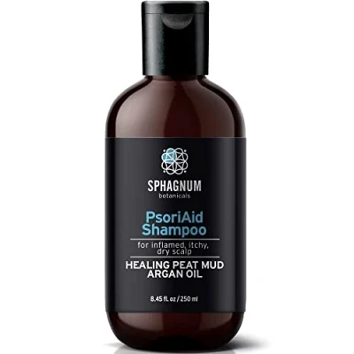 Afbeelding van Psoriasis Shampoo met Veenmodder Natuurlijke Hoofdhuidbehandeling Arganolie. 250 ml