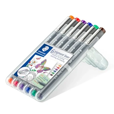 Image de Feutres fins à encre colorée infalsifiable Staedtler Multicolore