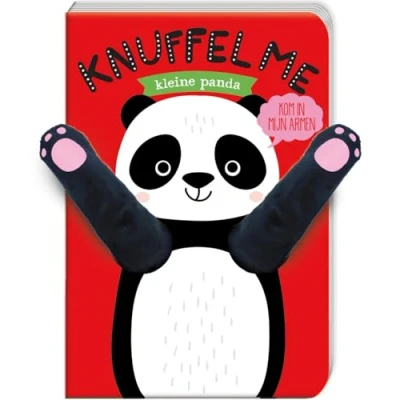 Afbeelding van Image books kartonboek knuffel me kleine panda