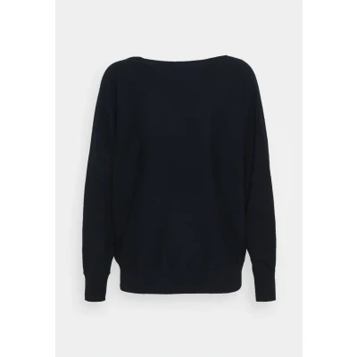Afbeelding van Culture Annemarie Batwing Trui Dark blue, Dames, Maat: XS, blue
