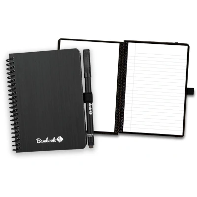 Afbeelding van Bambook Classic uitwisbaar notitieboek Original A6 Pagina&#039;s: Blanco &amp; Gelinieerd Duurzaam, herbruikbaar whiteboard schrift Met 1 gratis stift