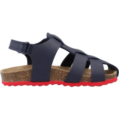 Afbeelding van Geox Outdoorsandalen voor kinderen, Maat: 24, Navy red Kunststof