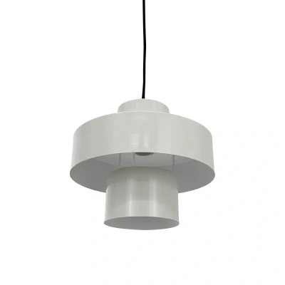 Afbeelding van Dyberg Larsen hanglamp Stoke, putty wit, Ø 20 cm, metaal