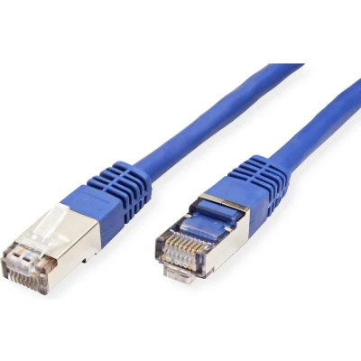 Afbeelding van VALUE Patchkabel Cat.6 (Class E) S/FTP (PiMF), blauw, 3 m