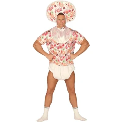 Afbeelding van FIESTAS GUIRCA Baby kostuum groot heren grappige kostuums voor heren, maat S 46 48