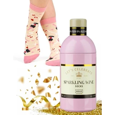 Afbeelding van Soxo Cadeau idee voor dames, grappige damessokken, 35 40 EU, 1 2 paar