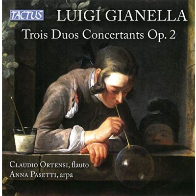 Afbeelding van Claudio Ortensi &amp; Anna Pasetti 3 Duetti Concertanti Op. 2 Per Flauto E Arpa (CD)