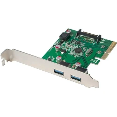 Afbeelding van LogiLink PC0080 2 poorten USB 3.2 Gen controllerkaart A PCIe