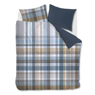Afbeelding van Beddinghouse Eliott dekbedovertrek Tweepersoons 200x200/220 Blauw