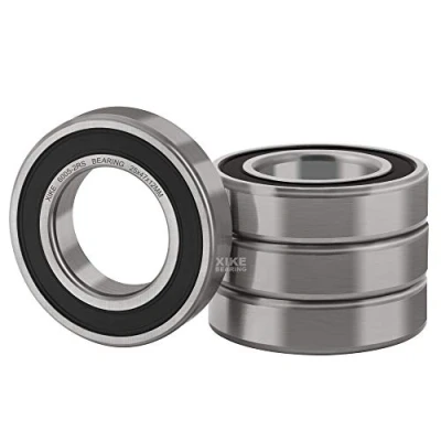 Afbeelding van XiKe 6005 2RS Roulements à billes 25x47x12mm Double joint en caoutchouc 6005RS Acier chromé rigides billes, 4 Pièces