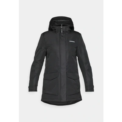 Afbeelding van Didrikons Dames Parka Frida Zwart maat 50