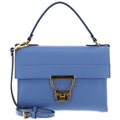 Afbeelding van COCCINELLE Leren Handtas Schoudertas Arlettis Handbag Azul Blauw