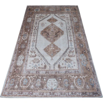 Afbeelding van Veer Carpets Vloerkleed Karaca Brown 08 70 x 140 cm