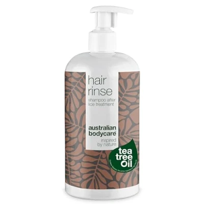 Afbeelding van Australian Bodycare Hair Rinse 500ml Nabehandelingshampoo tegen hoofdluis Tea Tree Olie Behandelingsshampoo met 100% Pure