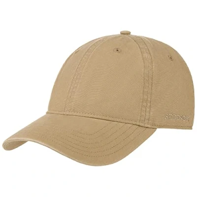 Afbeelding van STETSON Ducor Delave Organic Cotton Honkbalpet voor dames, Donker beige