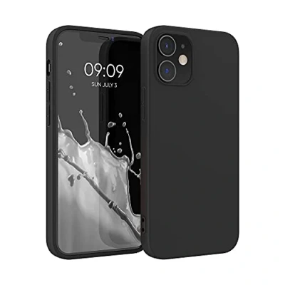 Afbeelding van kwmobile telefoonhoesje geschikt voor Apple iPhone 12 / Pro Hoesje smartphone Back cover in mat zwart