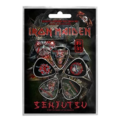Afbeelding van Iron Maiden Senjutsu Plectrum Set van 5 Multicolours