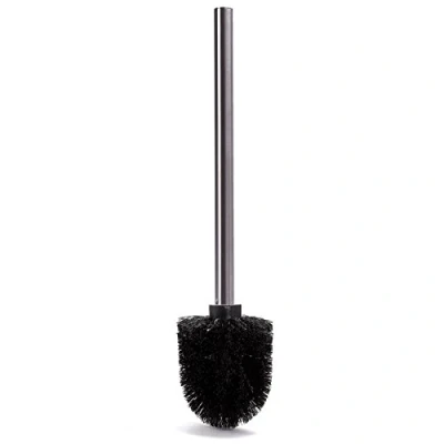 Afbeelding van MSV WC/Toiletborstel los model zwarte kunststof borstel RVS steel D8 x 32 cm