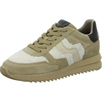 Afbeelding van Tamaris Dames 1 23728 43 Sneakers voor dames, Taupe Comb