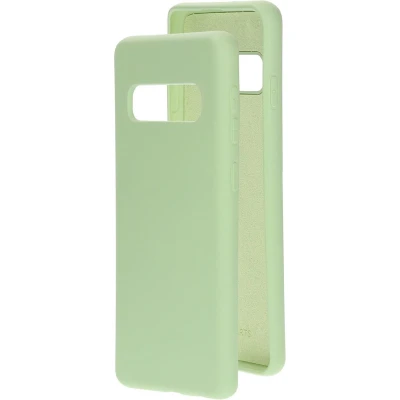Afbeelding van Mobiparts Silicone Cover Samsung Galaxy S10 Pistache Green