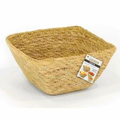 Afbeelding van Veelzijdige mand Privilege Zeegras Vierkant 16 x 8 cm (24 Stuks)
