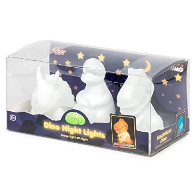 Image de Coffret 3 veilleuses dinosaures
