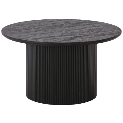 Afbeelding van Boavista Coffee Table Table, dark brown Ø80x45 cm