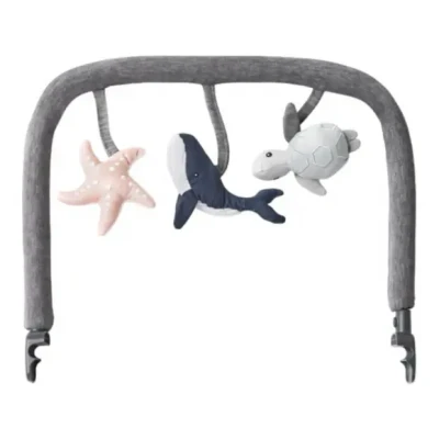 Afbeelding van Ergobaby Ocean Wonders Toy Bar Bouncer Evolve Charcoal Grey