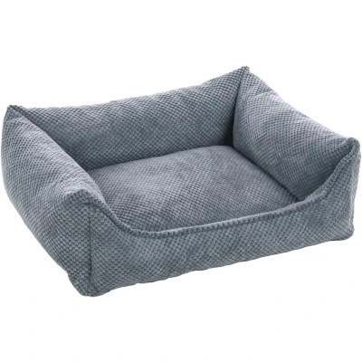 Afbeelding van Flamingo Reno Mand Honden Rechthoekig+rits Lichtblauw 65x50x20cm 1st 138703