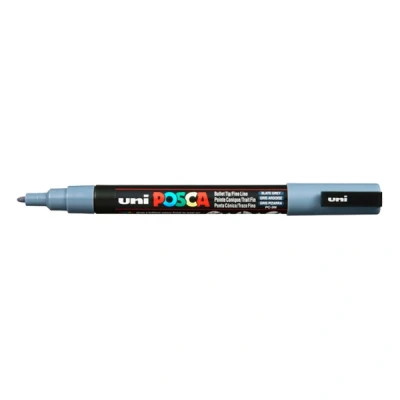 Image de uni ball Marqueur peinture POSCA PC 3M, gris ardoise