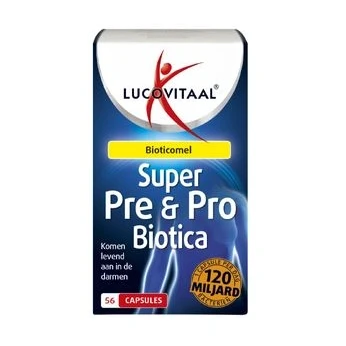 Afbeelding van Lucovitaal Pre &amp; Probiotica caps 120 miljard bacteriën 56Cap Capsules