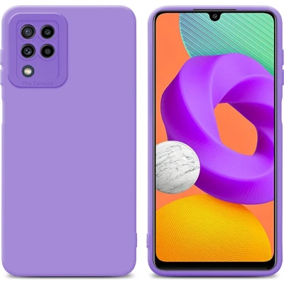 Afbeelding van Cadorabo Hoesje geschikt voor Samsung Galaxy M22 / M32 4G in Fluid LICHT PAARS Beschermhoes gemaakt van flexibel TPU silicone Cover Case