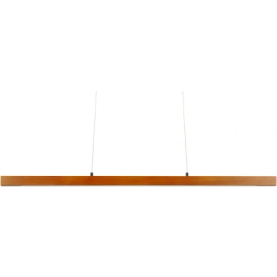 Afbeelding van Beliani STEWARTS Hanglamp met dimmer Donkerhout Eikenhout