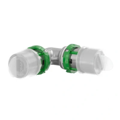Afbeelding van Comap MultiSkin messing perskoppeling knie 20 (water)
