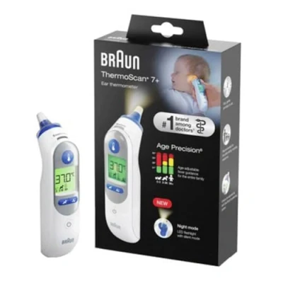 Image de Thermomètre Braun ThermoScan 7+ IRT6525WE Blanc