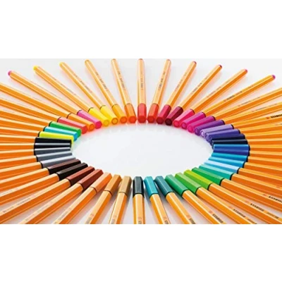 Afbeelding van STABILO point 88 Fineliner 0,4 mm Roodkrijt per stuk