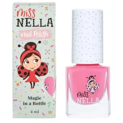 Afbeelding van Miss Nella Pink A BOO Special Bold Nail Polish voor kinderen, met peel off, waterbasis en geurvrije formule