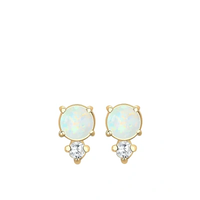 Afbeelding van Elli Vintage Elegance Oorbellen goldcoloured, Dames, Maat: One Size, Gold coloured