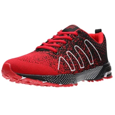 Afbeelding van ASHION Hardloopschoenen voor heren, sportschoenen, sneakers, B Rood, 46 EU