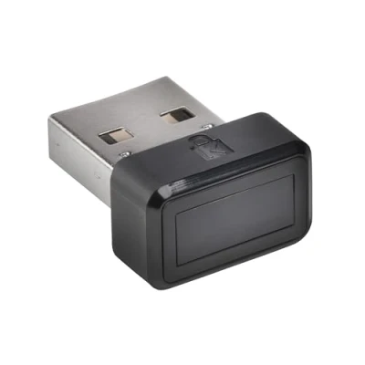 Afbeelding van Kensington VeriMark USB vingerafdruklezer, Windows Hello, FIDO U2F, identiteitsdiefstalbeveiliging (K67977WW), zwart