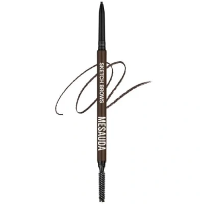 Afbeelding van Mesauda Sketch Brows Wenkbrauwpotlood, Maat: 0.09 g, Dark