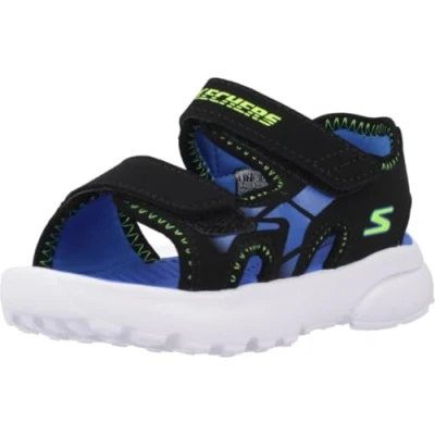 Afbeelding van Skechers Razor Splash Outdoorsandalen voor kinderen, Maat: 24, Black/ blue/lime Textiel