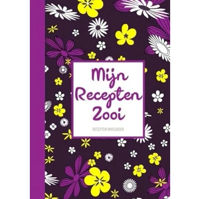Afbeelding van Grappig Cadeau Recepten Invulboek Receptenboek &quot;Mijn Zooi&quot;