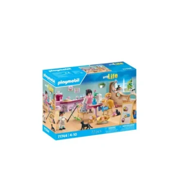 Afbeelding van Playmobil My Life 71744 Kattencafé