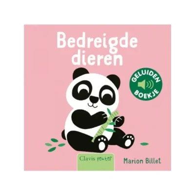 Afbeelding van Uitgeverij clavis geluidenboek bedreigde dieren