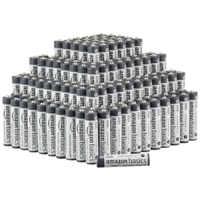 Afbeelding van Amazon Basics 200 stuks AAA krachtige alkalinebatterijen, 1,5 V, 5 jaar houdbaarheid