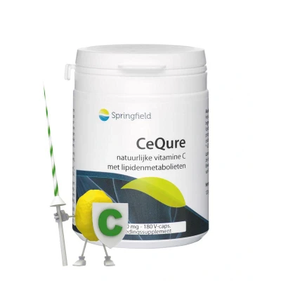 Afbeelding van Springfield Cequre 500 mg vitamine C 180 capsules