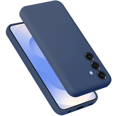 Afbeelding van Cadorabo Hoesje geschikt voor Samsung Galaxy S25 Plus in LIQUID BLAUW Beschermhoes gemaakt van flexibel TPU silicone Case Cover