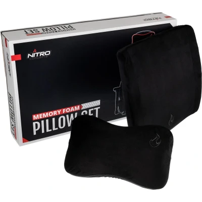 Afbeelding van Nitro Concepts Memory Foam Kissen Set schwarz/schwarz